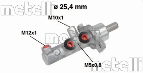 Циліндр гідравлічний гальмівний Metelli 05-0570