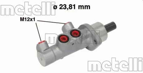 Циліндр гальмівний головний Metelli 05-0587