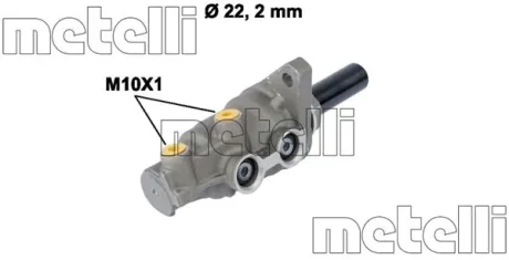 Циліндр гальмівний головний Metelli 05-0830