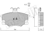 Гальмівні колодки Metelli 22-0030-1 (фото 1)