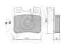 Гальмівні колодки Metelli 22-0203-0 (фото 6)