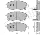 Тормозные колодки Metelli 22-0450-0 (фото 1)