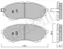 Тормозные колодки Metelli 22-0610-0 (фото 1)
