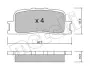 Колодки гальмівні (задні) Toyota Camry 01-11/Highlander 00-03/Lexus ES 96-06 Metelli 22-0753-0 (фото 2)