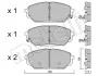 Тормозные колодки Metelli 22-0999-0 (фото 1)