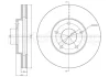 Диск гальмівний (передній) Nissan Almera Tino 00-06/Primera 02-/X-Trail 01-13 (280x28) (з покр)(вент) Metelli 23-0764C (фото 1)