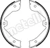 Колодки ручника Audi Q7/VW Touareg/Porsche Cayenne/ Range 2.5-6.0 02- (210x31) Metelli 53-0244 (фото 1)
