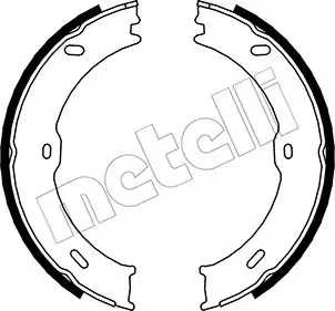Колодки ручника Metelli 53-0246