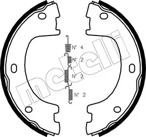 Колодки ручника MB Sprinter (W906) 509-519CDI OM642/OM651 06- 18/VW Crafter 2.0 TDI 11-16 (174x42) Metelli 53-0249K