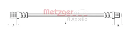 Шланг гальмівний Metzger 4110620
