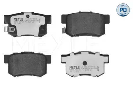 Колодки гальмівні (задні) Honda Accord IV/V/Civic VI/VII/VIII MEYLE 025 217 1914/PD