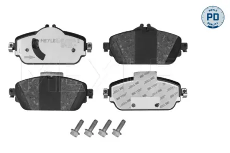 Колодки гальмівні (передні) MB C-class (W205/C205)/E-class (W213) 14- MEYLE 025 220 3219/PD