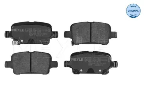Колодки гальмівні (задні) Chevrolet Cruze 15-/Bolt 16-/Opel Astra K 15- MEYLE 025 221 2917