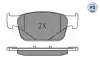 Колодки гальмівні (передні) Audi A4/A5 16- (з датчиком) MEYLE 025 223 8317/PD (фото 3)