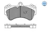 Колодки гальмівні (передні) Porsche Cayenne/VW Touareg 02-10 (Brembo) (190.2.x99.1x16.1) MEYLE 025 236 9217 (фото 2)