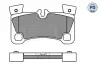 Колодки гальмівні (задні) Audi Q7/ Porsche Cayenne/ VW Touareg 04-10 MEYLE 025 242 9616/PD (фото 2)