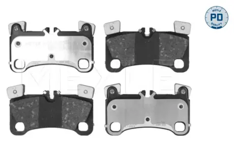 Колодки гальмівні (задні) Audi Q7/ Porsche Cayenne/ VW Touareg 04-10 MEYLE 025 242 9616/PD