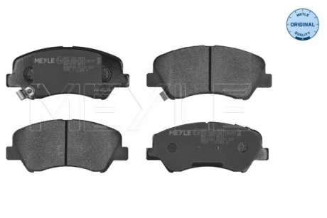 Колодки гальмівні (передні) Hyundai Accent IV/Kia Rio 10- MEYLE 025 253 4818 (фото 1)