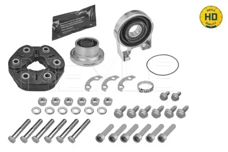 Підшипник підвісний (к-кт) VW Touareg/Porsche Cayenne 02-10 (d=30mm) (OE) (з муфтой) MEYLE 100 152 2001/HD