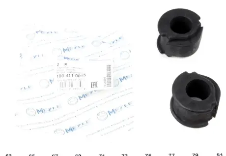 Втулка стабілізатора (переднього) Audi 80 86-91 (d=22mm) MEYLE 100 411 0015