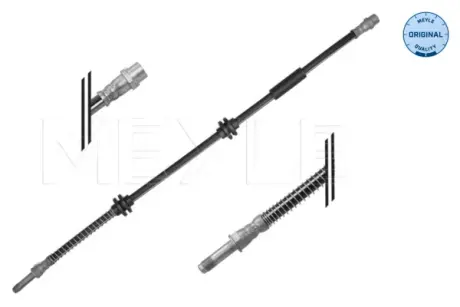 Шланг гальмівний (передній) VW T5 1.9-3.2 03-15 (L=552mm) MEYLE 100 525 0047