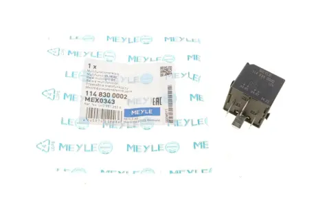 Реле вмикання компресора підвіски VW Caddy/Crafter/T5 06-16 MEYLE 114 830 0002