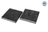 Фільтр салону BMW X3 (F25)/X4 (F26) 2.0/3.0D 10-18 (вугільний) (к-кт 2шт.) MEYLE 312 326 0023/PD (фото 1)