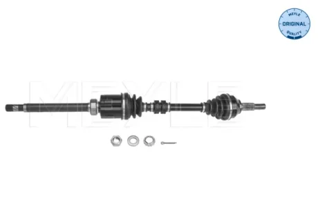 Піввісь (передня) (R) Nissan Qashqai 1.5 dCi 06-14 (29z/35z/941mm) MEYLE 36-14 498 0053