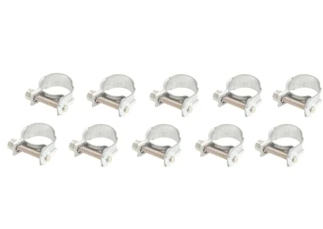 (EN) Screw band 52-03010595 комплектація 10шт, ширина 10 мм, максимальний діаметр 17мм, діаметр 15-17 мм, матеріал: гальванізований / (en) soft steel, вид сталі: W1 MIKALOR OSM0301059510SZT