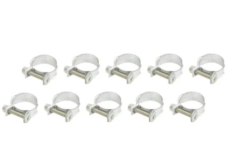 (EN) Screw band 52-03010616 комплектація 10шт, ширина 10 мм, максимальний діаметр 20мм, діаметр 18-20 мм, матеріал: гальванізований / (en) soft steel, вид сталі: W1 MIKALOR OSM0301061610SZT