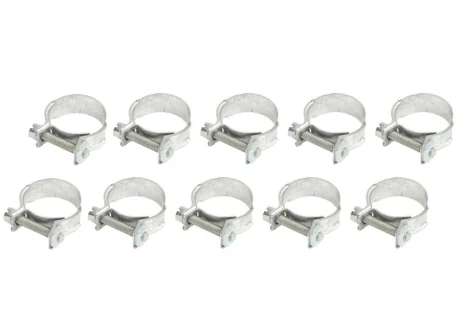(EN) Screw band 52-03010632 комплектація 10шт, ширина 10 мм, максимальний діаметр 22мм, діаметр 20-22 мм, матеріал: гальванізований / (en) soft steel, вид сталі: W1 MIKALOR OSM0301063210SZT