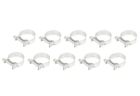 (EN) Screw band 52-03010640 комплектація 10шт, ширина 10 мм, максимальний діаметр 25мм, діаметр 22-25 мм, матеріал: гальванізований / (en) soft steel, вид сталі: W1 MIKALOR OSM0301064010SZT