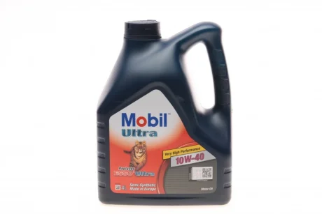 Моторна олива Mobil Ultra 10W-40, 4л MOBIL 152624