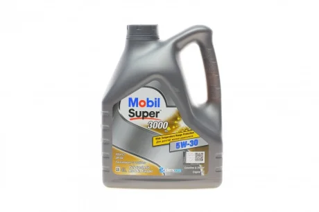 Моторна олива Mobil Super 3000 XE 5W-30, 4л MOBIL 153018