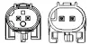 Датчик ABS MOBILETRON ABEU597 (фото 2)