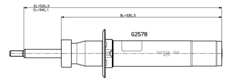 Амортизатор MONROE G2578
