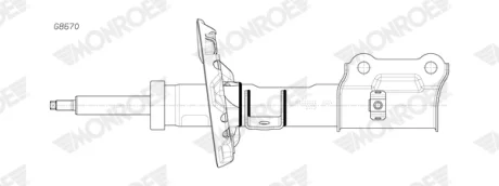 Амортизатор MONROE G8670