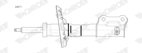 Амортизатор MONROE G8671