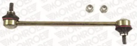 Стійка стабілізатора передн Лів/Прав 237mm FORD ESCORT CLASSIC, ESCORT V, ESCORT V EXPRESS, ESCORT VI, ESCORT VI/KOMBI, FIESTA III, FIESTA IV, FIESTA/HATCHBACK 1.0-2.0 08.83-11.08 MONROE L16602
