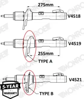 Амортизатор MONROE V4519