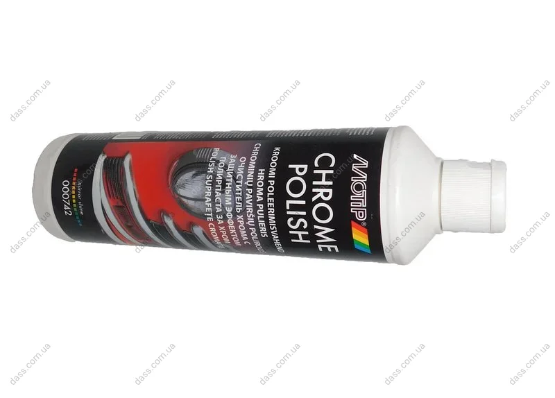 500мл Chrome Polish відновлювач хромованих деталей з захисним ефектом MOTIP 000742BS (фото 1)