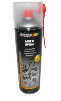 500мл Multi spray універсальний мультиспрей для змащення, захисту і очищення деталей из металу і пластика, з проникаючим і очищуючим ефектом, очищає от мастила, жира, воска, тектилу і смоли MOTIP 090206BS