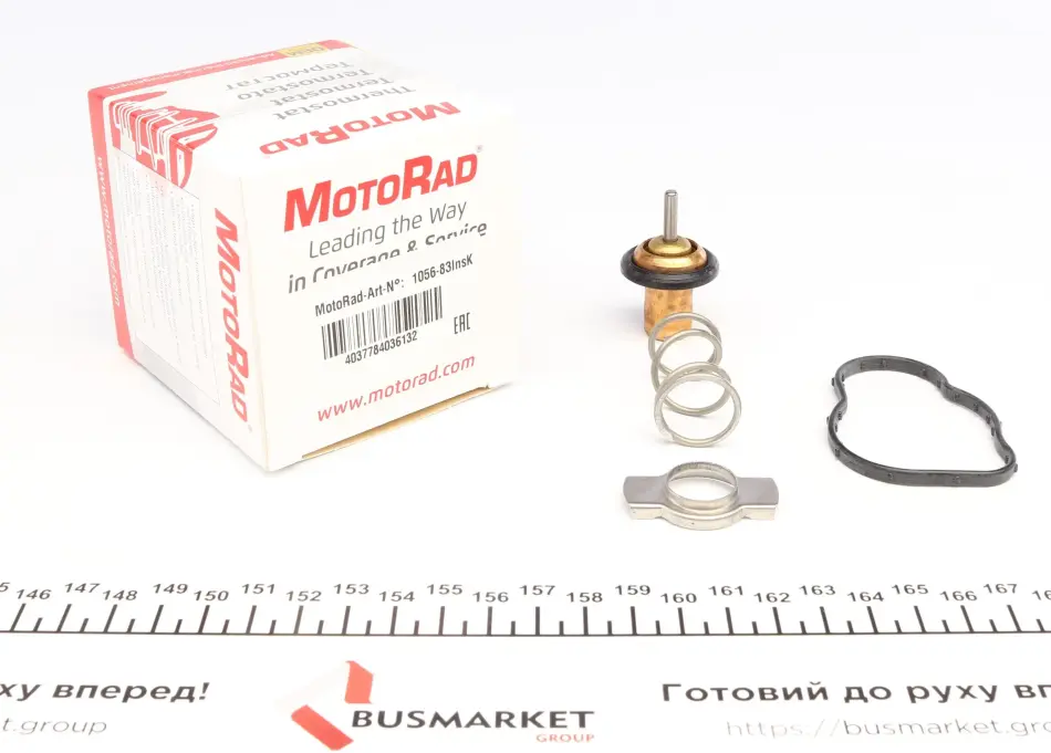 Термостат системи охолодження (83°C) MERCEDES A (W176), B SPORTS TOURER (W246, W242), CITAN (MPV), CITAN MIXTO (DOUBLE CABIN), CITAN/MINIVAN (W415), CLA (C117) 1.3-1.8D 02.08- Motorad 1056-83INSK (фото 1)
