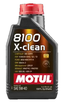 Олива моторна 8100 X-clean 5W-40 1л MOTUL 102786