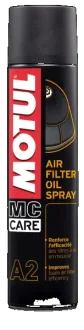 0.4л A2 Air Filter Oil Spray Олива для просочення повітряних фільтрів мотоциклів Motul 102986