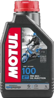 1л 100 2T Олива для 2-такт. двигунів мінеральна FB Motul 104024