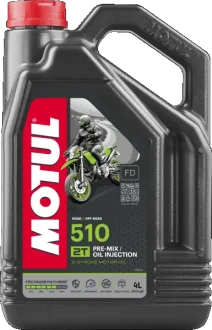 Олива для двотактних двигунів MOTUL 510 4л Напівсинтетична Motul 104030