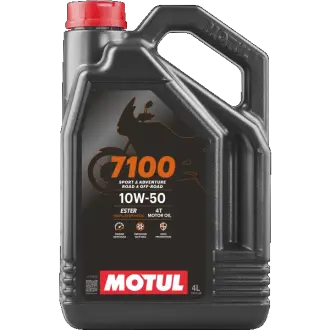 4л 7100 4T 10W-50 Олива синтетична SP, JASO MA2 (2023) MOTUL 104098