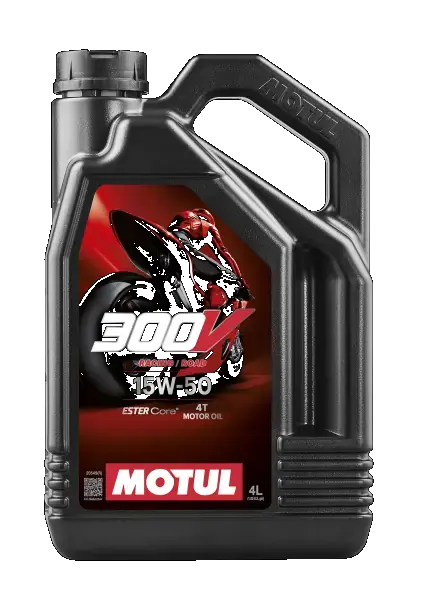 Олива для чотиритактних двигунів MOTUL 300V Factory Line 15W50 4л >JASO MA2 Синтетична естерове Motul 104129 (фото 1)
