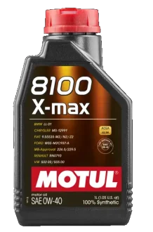 Олива моторна 8100 X-max 0W-40 1л MOTUL 104531 (фото 1)